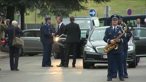 NATO Secretary General Visits SHAPE for First Time