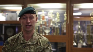 British Royal Marine Maj. Will Clarke