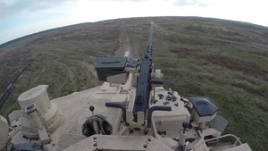 2/8 Cav. Fire First Tank Rounds in Poland