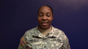 Pfc. Monique Cunningham