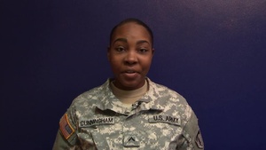 Pfc. Monique Cunningham
