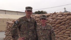 SSG Rich Stowell and SSG Lyndsey Prax Utah Utes Football Shout Out