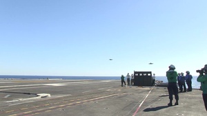 F-35C Completes First Arrested Landing aboard Aircraft Carrier 1
