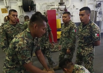 Mexican Marines Train During Exercise Bold Alligator 2014