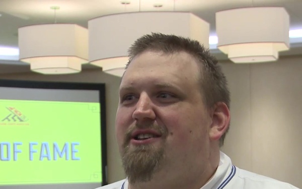 Executive Chef Andrew Worrall - 39th Marine Corps Marathon Hall of Fame Inductee Ceremony