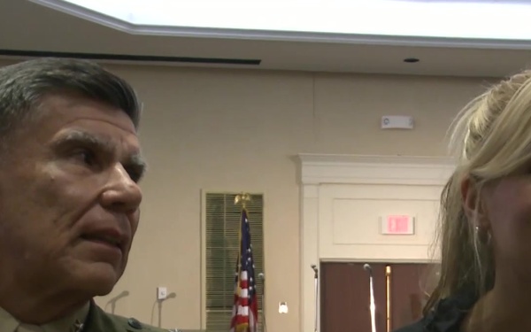 Maj. Gen. Ayala - 39th Marine Corps Marathon Hall of Fame Inductee Ceremony