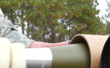 154th RTI mortar training at Camp Shelby