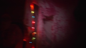 B-roll of Marines Scare Residents of MCAS Iwzkuni With A Haunted House