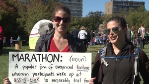 Bryn West and Sarah Rohn - 39th Marine Corps Marathon