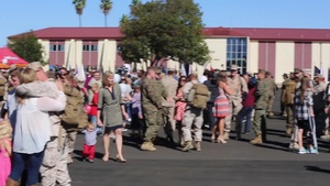 Marine Expeditionary Brigade Returns From Afghanistan