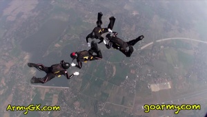 Golden Knights Female 4-way Team (GKF4) Wins Gold at Conseil International Du Sport Militaire (CISM) in Solo, Indonesia