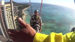 Hawaii National Guard’s Senior Leader Goes Over the Edge