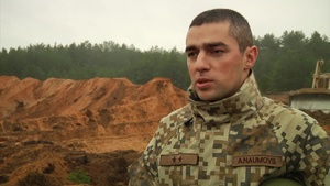 B-Roll First Cavalry in Latvia Trains Latvian Engineers