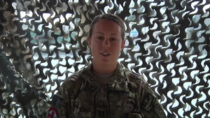 Odonnell Veteran's Day Greeting from Afghanistan