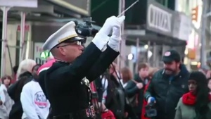 Quantico Band Performs at NYC Times Square