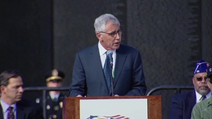 Hagel Speaks at Vietnam War Memorial