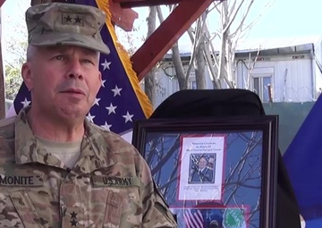 MG Todd Semonite Interview About MG Greene Memorial Pavilion