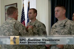 Soldiers Update: Purple Heart Ceremony