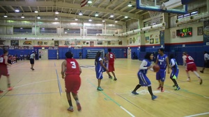 Kuwait Plays Camp Arifjan in Basketball