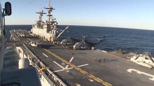 Aerial Footage of USS Kearsarge During Exercise Bold Alligator