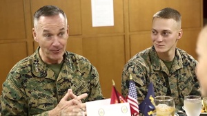 CMC boards the USS Kearsarge during Bold Alligator 2014