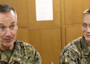 CMC boards the USS Kearsarge during Bold Alligator 2014