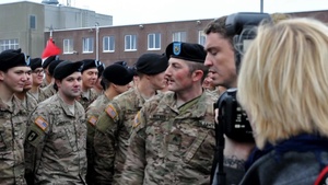 Estonian Prime Minister Receives A "Cav" Welcome in Tapa