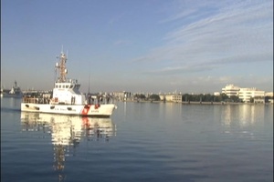 Coast Guard Cutter Alligator Conducts Drug Offload in St. Petersburg, Fla.