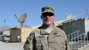 SGT Alexander Sawer Thanksgiving Shout Out