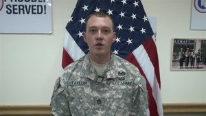 Staff Sgt. Joshua Taylor