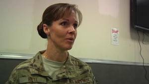 End of 19th EWXS Mission in Afghanistan-MSgt Hoye Interview