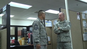 Command Chief Master Sergeant of the Air National Guard visits HIANG