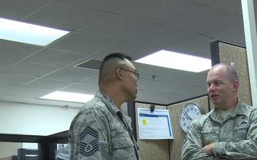 Command Chief Master Sergeant of the Air National Guard visits HIANG