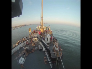 Coast Guard Cutter Bristol Bay Works Buoys During 2014 Operation Fall Retrieve