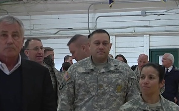 SECDEF Chuck Hagel visits Fort Campbell