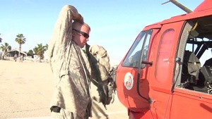 Soldiers Provide Aerial Support for Peace Keeping in Egypt