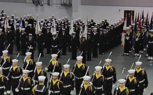 Navy Recruit Training Command Graduation (No Audio)