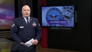 DoD Allotment Policy Changes