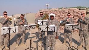 Spc. Brandon Standley with 1ID Band