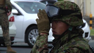 B-roll of Japanese and American Forces Work Together During Exercise Keen Sword