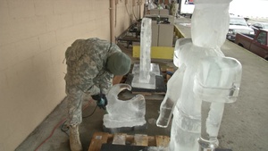 I Corps Thanksgiving Ice Sculpting