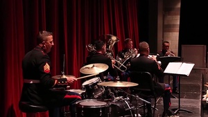 1st Marine Division Band Quintet Visits Bay Area Schools