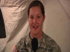 Spc. Courtney Adams