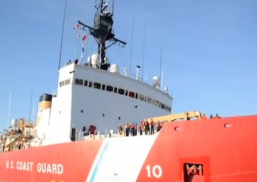 Coast Guard Cutter Departs for Anarctic Mission