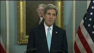 U.S. Secretary of State Kerry Introduces the Commissioner General for the USA Pavilion at the Milan Expo 2015