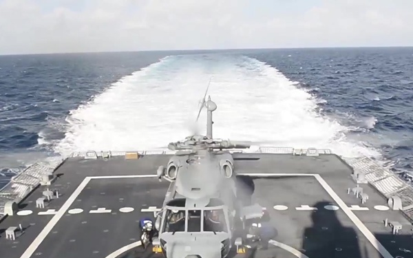 Flight Operations Aboard the Littoral Combat Ship USS Fort Worth (LCS-3)
