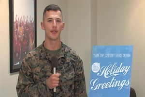 Cpl. Bruni holiday greeting