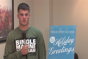 Cpl. Reid holiday greeting