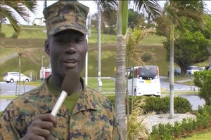 Cpl. Eshun holiday greeting