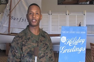 Master GySgt. Wilson holiday greeting